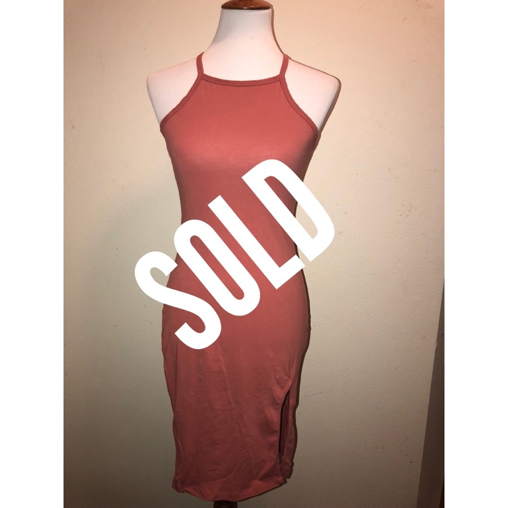 Bozollo Body Con Midi Dress